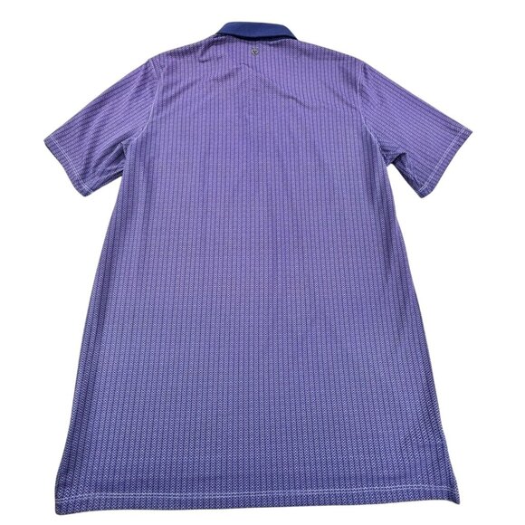Greyson Polo Shirt Mens Purple Patterned Size L Golf Performance - Picture 2 of 10